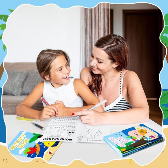 Summer Activity Books for Kids - 24Pcs Coloring Fruits Books Set Bulk Summer Tro - Picture 5 of 7